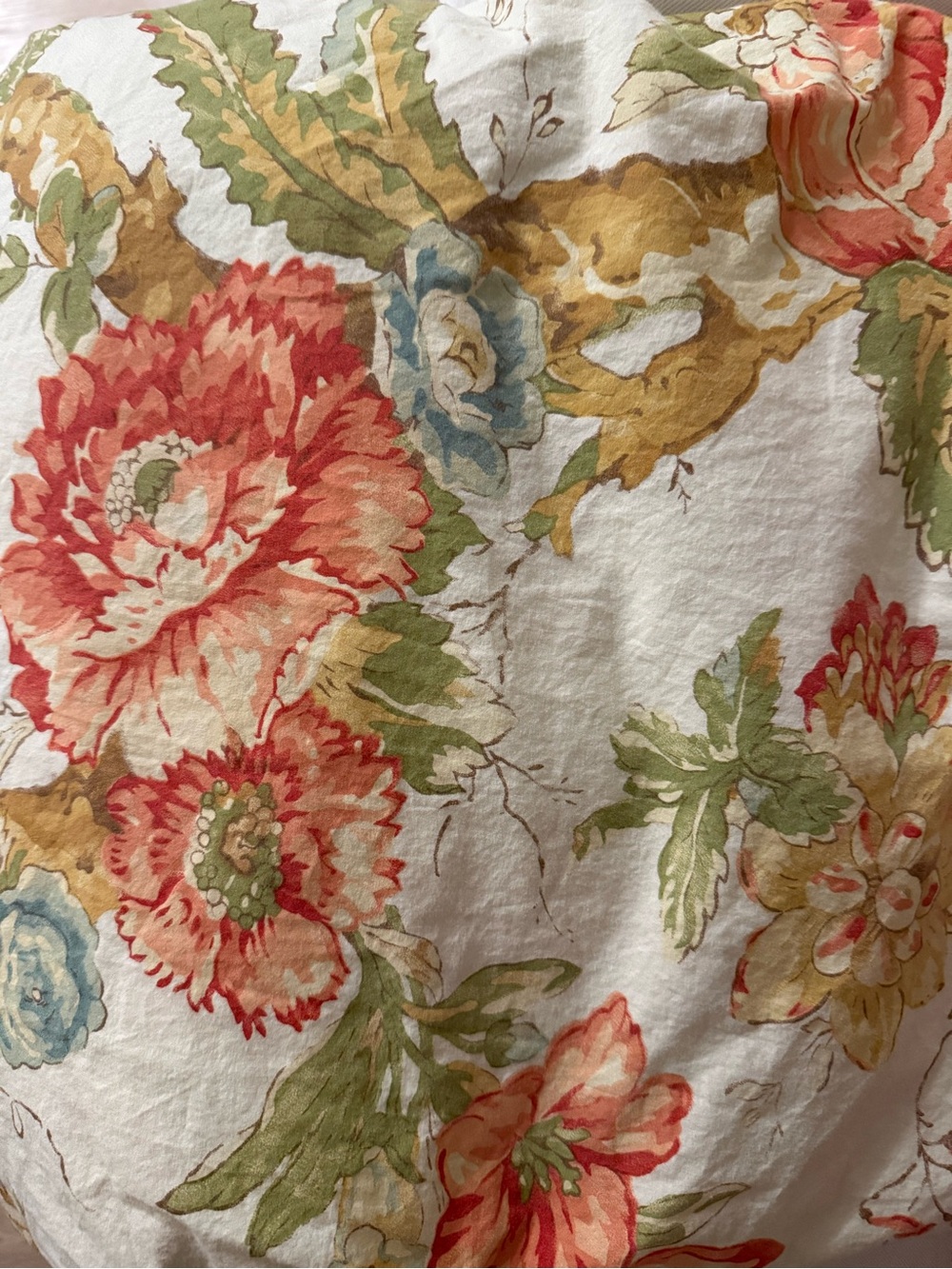 Pottery Barn king size Katherine Perry floral duvet cover
